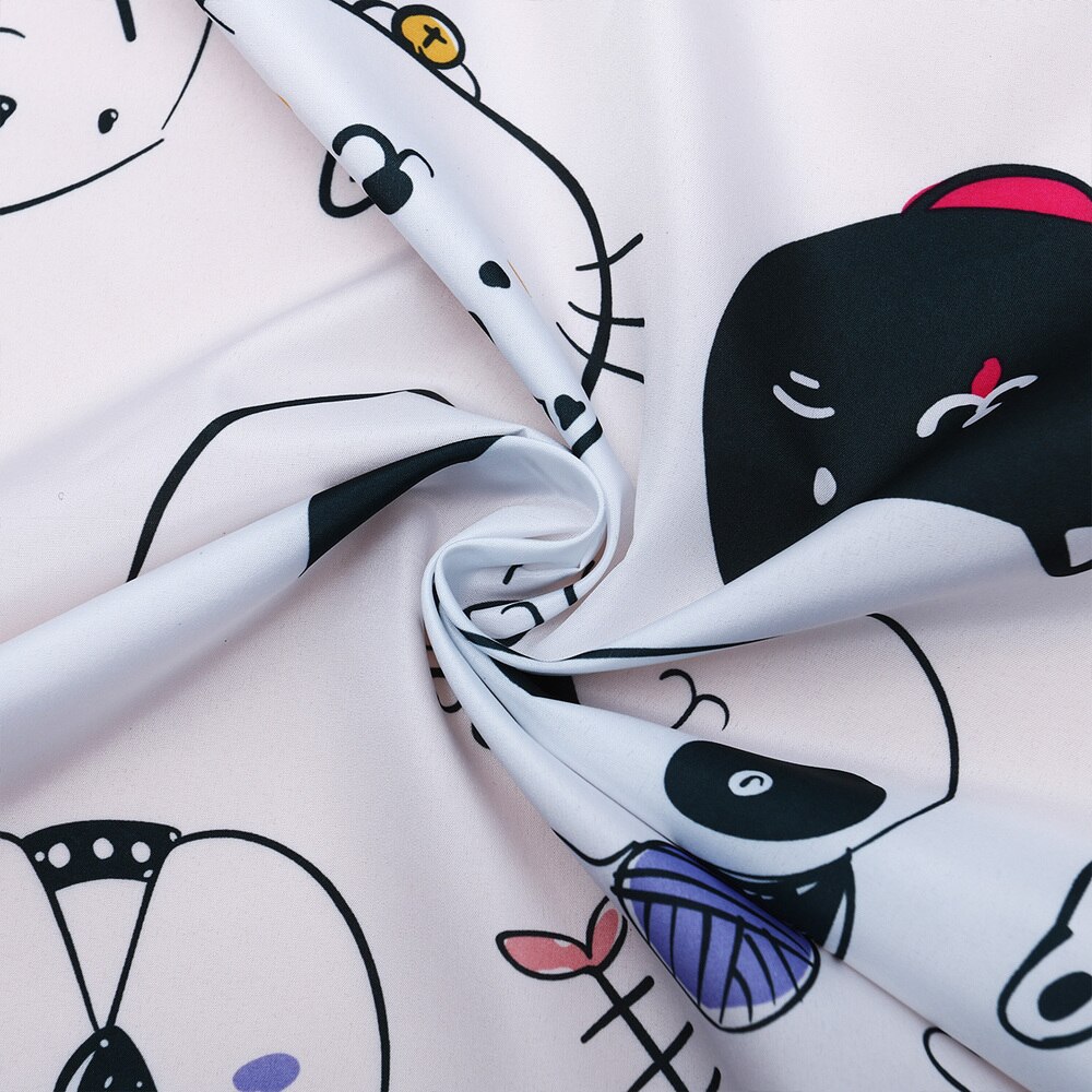 1Pc Haar Knippen Cape Cartoon Patroon Schort Haar Styling Cape Kapsalon Kleding Kappers Supply Voor Kinderen Kat