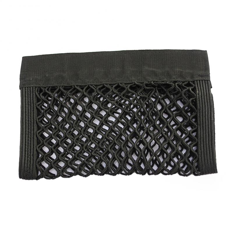 Bilinteriør net 1pc bil bagagerumssæderyg elastisk mesh net bilstyling opbevaringstaske lomme taske biltilbehør