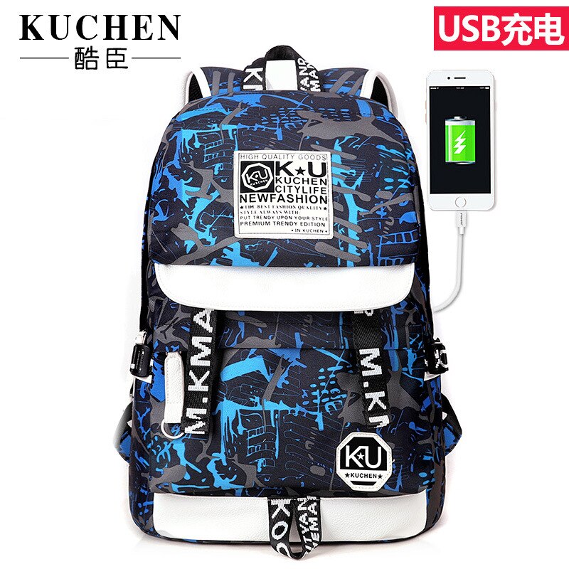 High School Student Rugzak Mannen Reizen Rugzak Zwart Waterdichte Grote Capaciteit Rugzak Voor Jongen Schooltassen Voor Tienermeisjes: Naakt