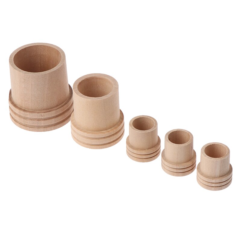 3Pcs Houten Moxa Brandblusser Roller Roll Houder Stok Moxibustion Apparaat Massage Box Rookloze Acupunctuur Artemisia