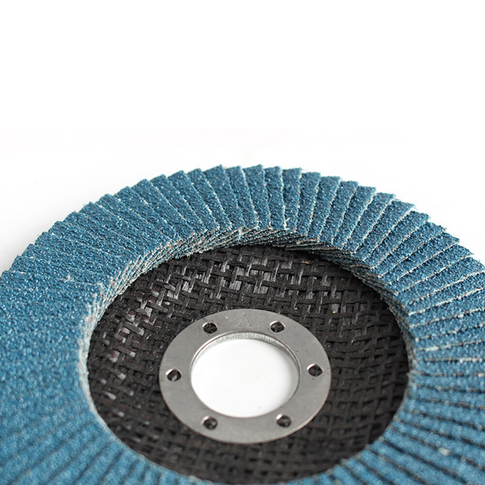 10 stk 4.5 tommer 40-120 korn flip slipeskive slipeskiver for vinkelsliper