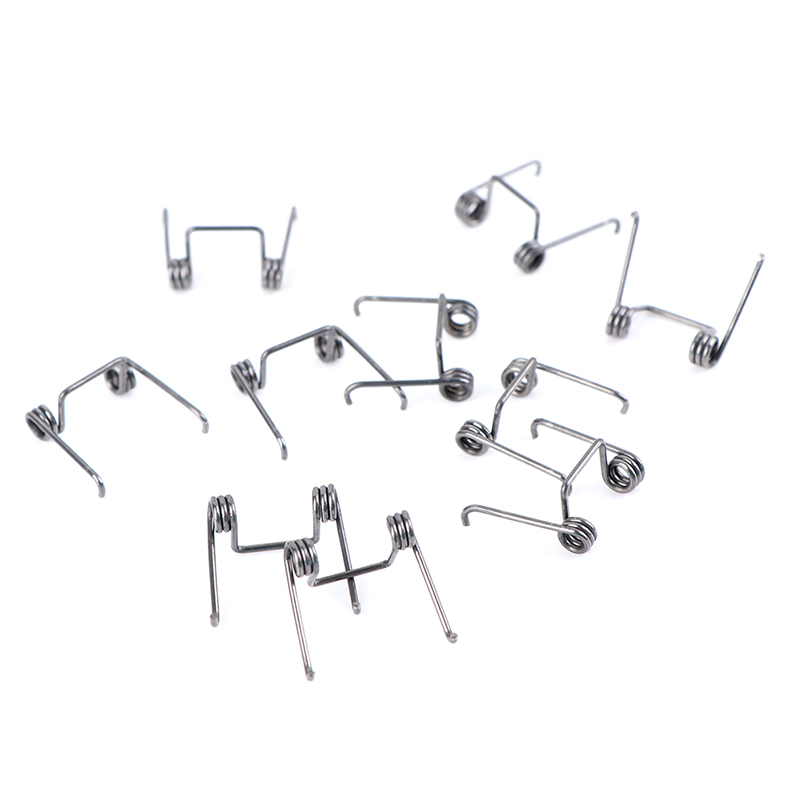 10 szt. Elektryczne nożyczki maszynka robić włosów wymienne sprężynowe klipsy robić 8148/8159 maszynka robić włosów używane z wymianą