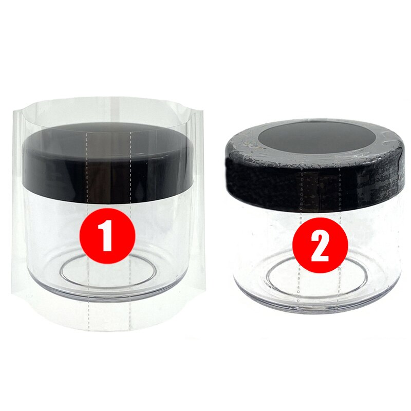 200Pcs Clear PVC Heat Shrink Wrap Film for 10g 15g 20g Plastic Cosmetic Container Lip Blam Container