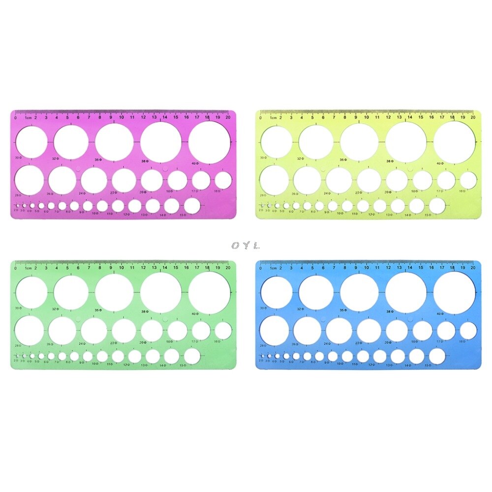 1 Pcs/Set Plastic Spirograph Geometric Ruler Learning Drawing Tool Stationery For Student Drawing Set