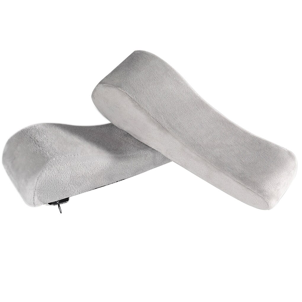 2 Stuks Thuis Stoel Armsteun Pads Kussen Bureaustoel Elleboog Kussen Onderarm Rest Overdrukventiel Kussen Voor Thuis: grey