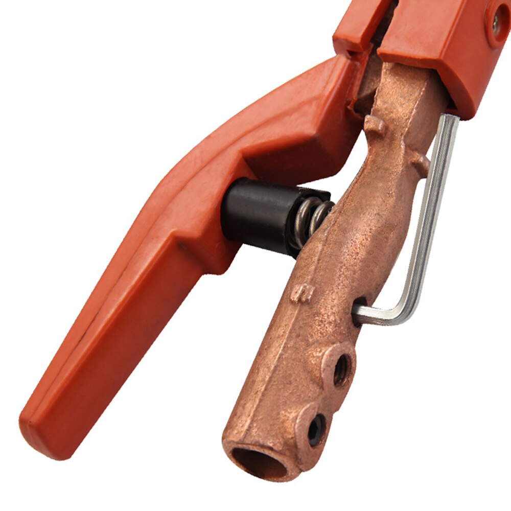 Electric Welding Tongs 300A/500A Electrode Holder Rod Electrode Copper Mini Anti-Scald Cable Welding Tongs