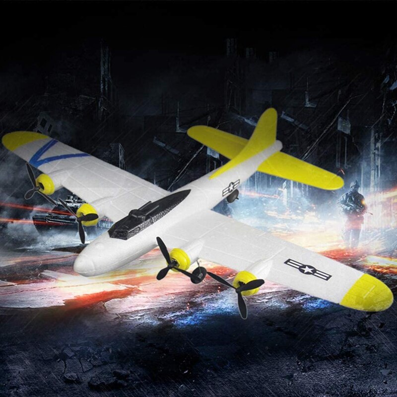 Op afstand bestuurbaar licht vliegtuig fx -817 bommenwerper - resistent vliegtuigmodel zweefvliegtuig met vaste vleugels werpschuimvliegtuig