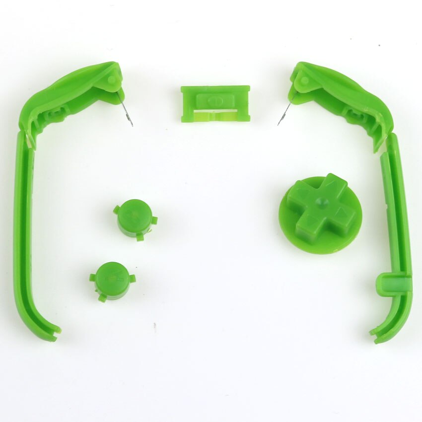 Dla nintendo GBA przyciski Gameboy advance kolor przycisk dla GBA LR przycisk konserwacja akcesoria zamienne 16 kolorów: green