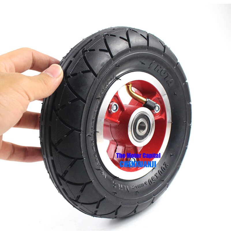 Mobility Scooter tire 200 x 50 (8x2) Solid Tire 200X50 Fits Gas Scooter Electric Scooter Vehicle 200 X 50