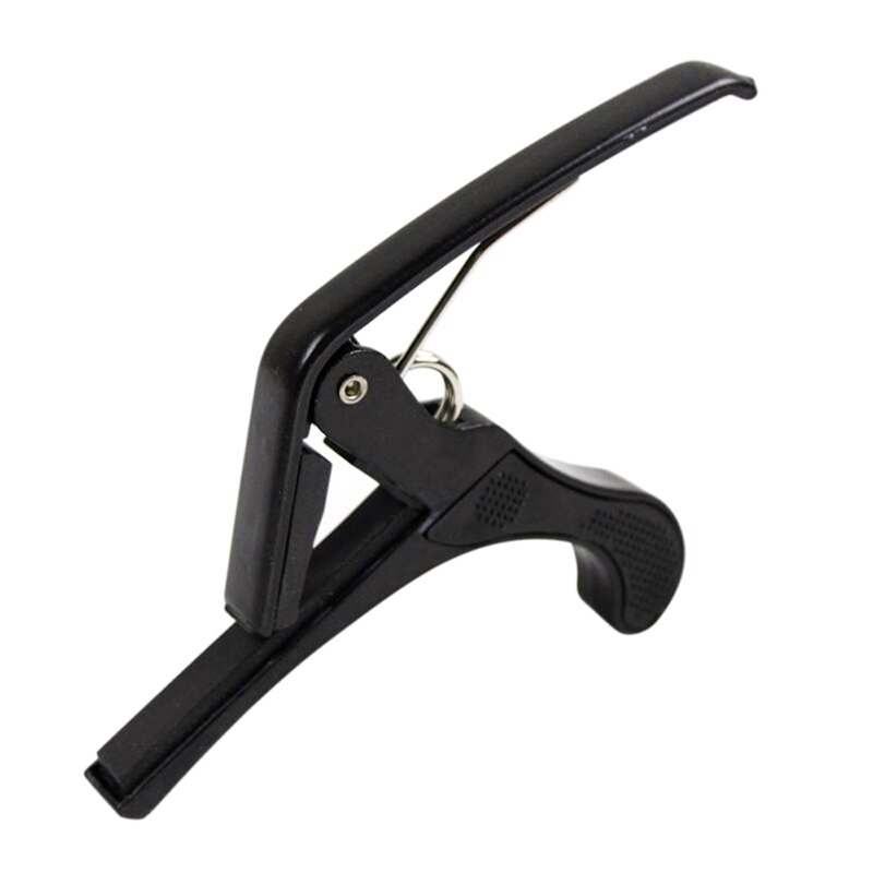 Universal Guitar Capo Aluminum Alloy Metal Folk Change Clamp Key Acoustic Classic Guitar Ukulele Accessories Trigger Capo: black