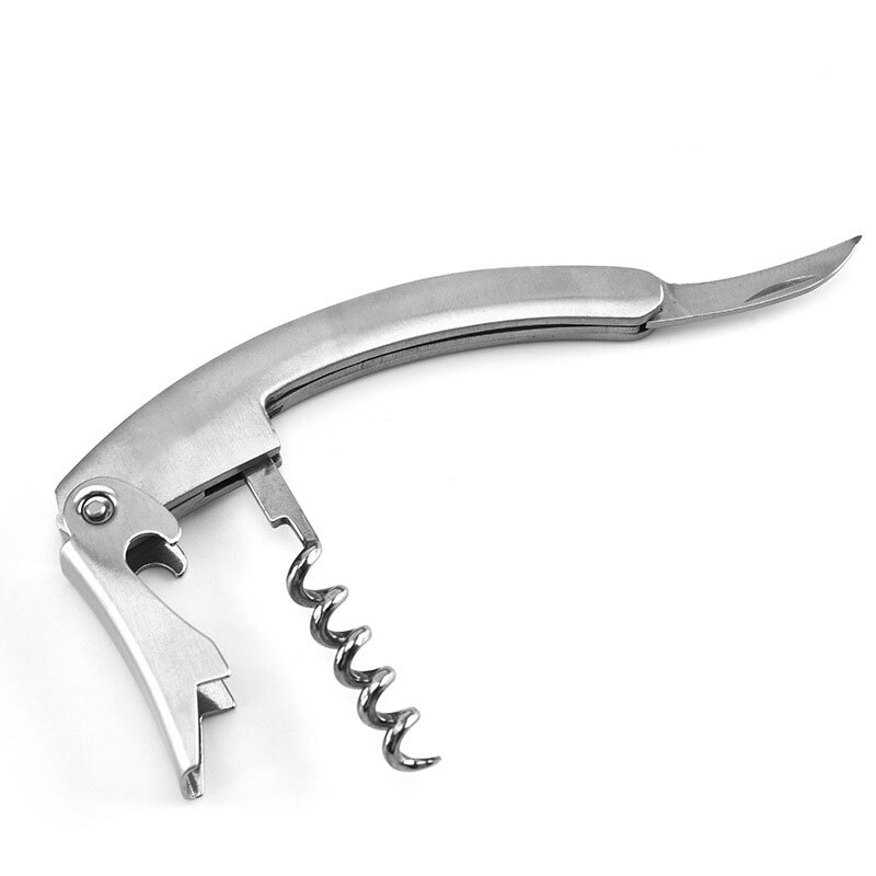 rvs Handvat Professionele Wijn Opener Multifunctionele Draagbare Schroef Corkscrew Wijn Flesopener Cook Tool