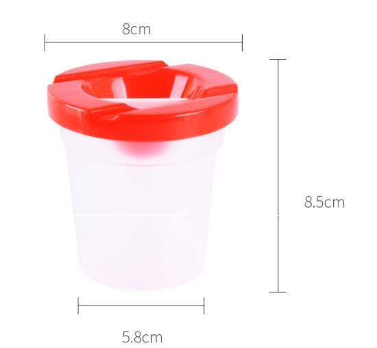Water leakage prevention DIY Children Washing Cup writing brush Cup Paint Cup Painting Handmade Accessories Random