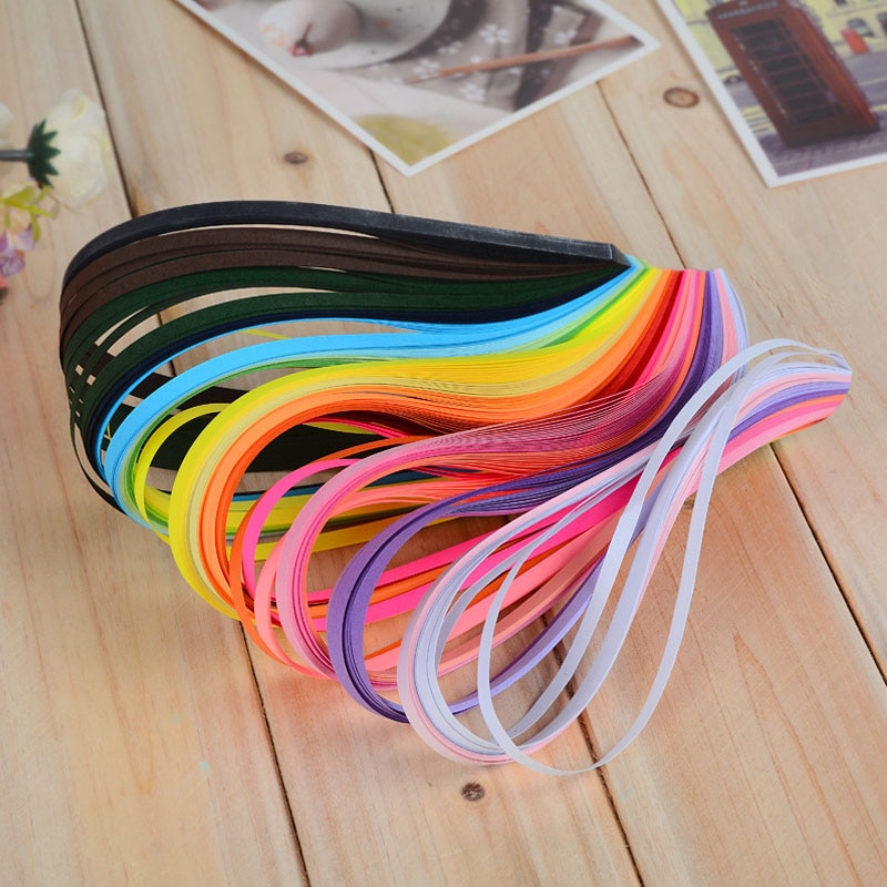 Stripes Quilling Paper DIY Craft Hand Made Child Mixed Color Origami Scrapbooking scrapbook diy paper craft