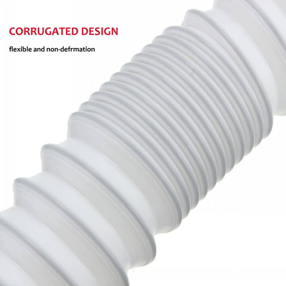 Conector de trampa, sifón de cocina telescópico, apriete manual para instalar, no necesita herramientas, fregadero, tubo de residuos Flexible