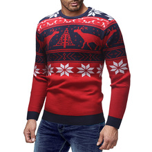 Mannelijke Dunne Mode Trui Voor Heren Vest Slim Fit Truien Truien Warme Herfst Kerst Herten Trui Casual Kleding