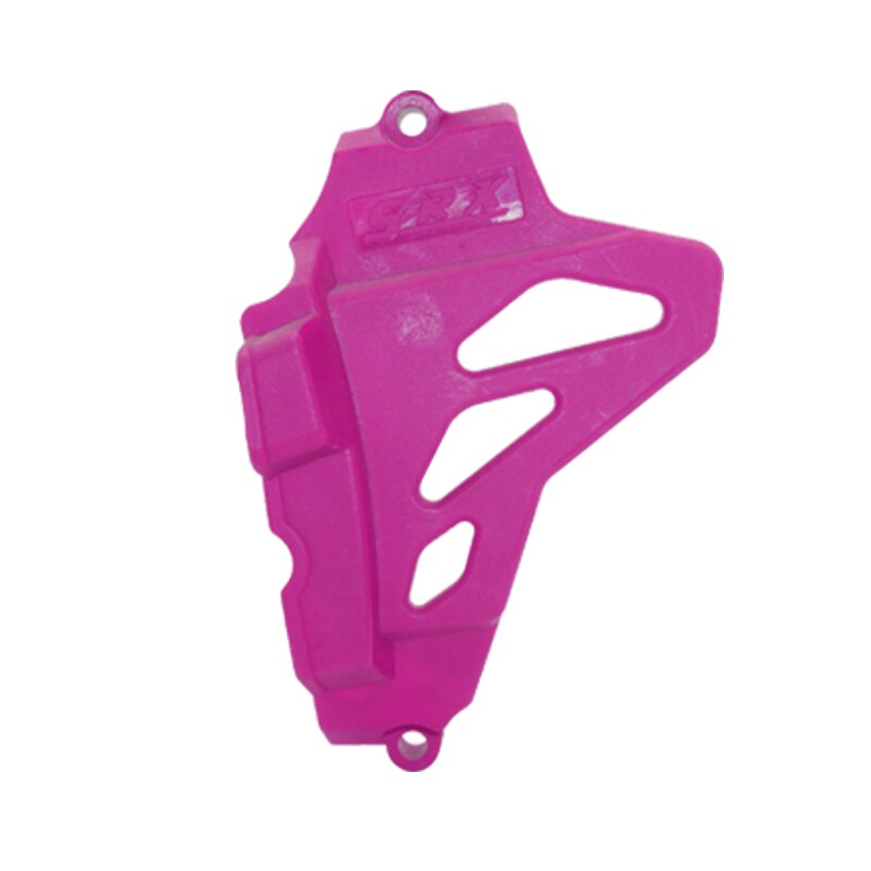 Protector de cubierta de piñón de motor pequeño para Zongshen ZS166FMM CB250D-G CQR KAYO T4, rendimiento de motocicleta todoterreno: Rosa
