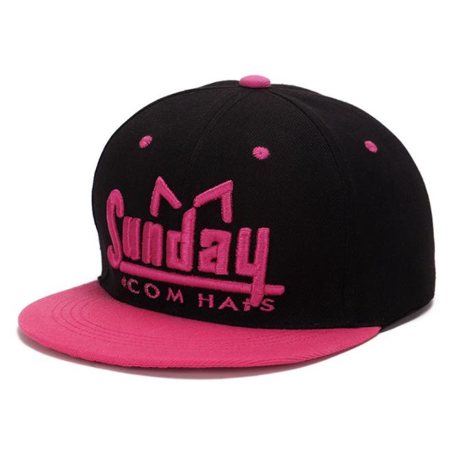 Søndag marca hambre tapa aperitivos rosa sombrero de las mujeres de los hombres adultos gorro hip hop casuales al aire libre gor