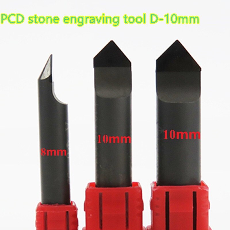 Gravering cutter 10 mm diamant stein cnc slutten fres 8 mm for granitt marmor linjen carving lette preging