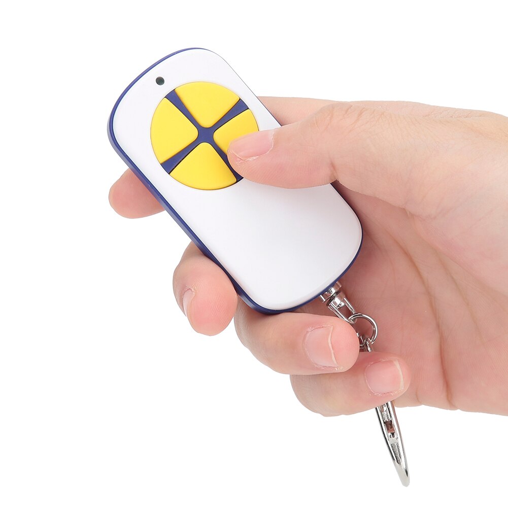 433MHz Wireless 4-Button Garage Door Remote Control Copier Duplicator Keys Fob