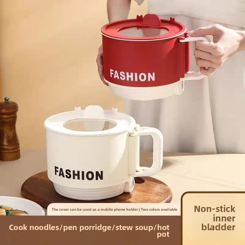 Bærbar liten elektrisk komfyr utendørs reise multifunksjonell dampkoking integrert elektrisk wok riskoker