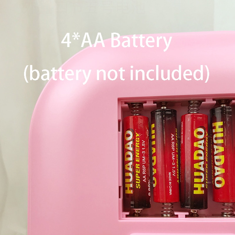 Lumière de nuit, écran tactile avec loupe, 20 perles LED, lampe de Table, réglable à intensité variable, double alimentation, miroir de maquillage à Led