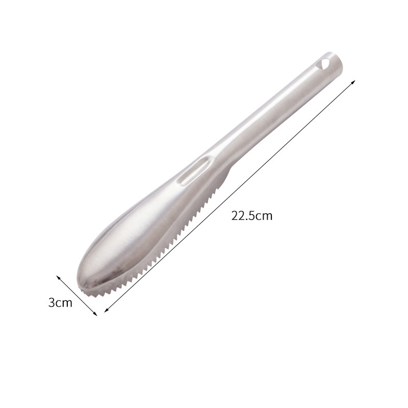 Cooking Tools Fish Cleaning Knife Skinner Fish Skin Scraper Stainless Steel Fish Scales Fishing Cleaning Remover Kitchen Gadget