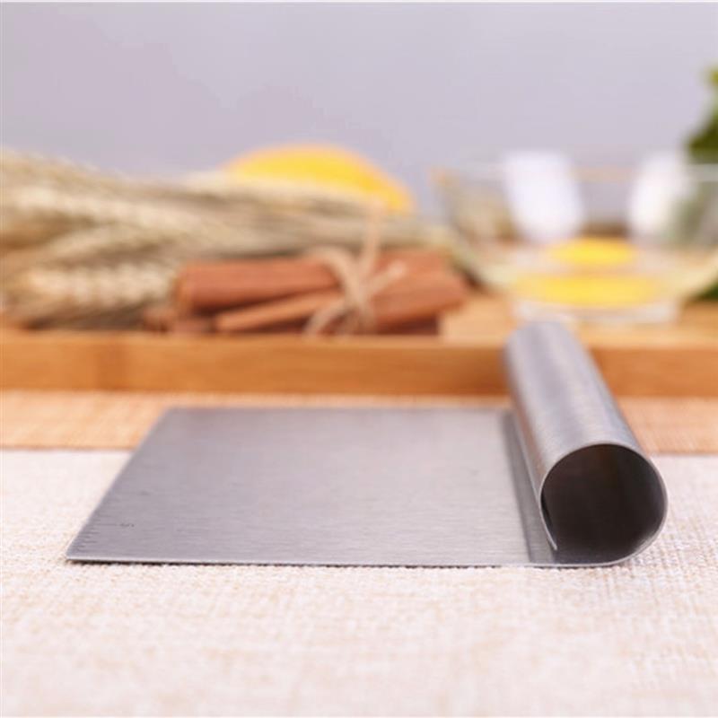 1 stück Gebäck Cutter Edelstahl Pizza Teig Bank Schaber Cutter Küche Mehl Schneidemaschine Backen Kuchen Spatel Werkzeuge