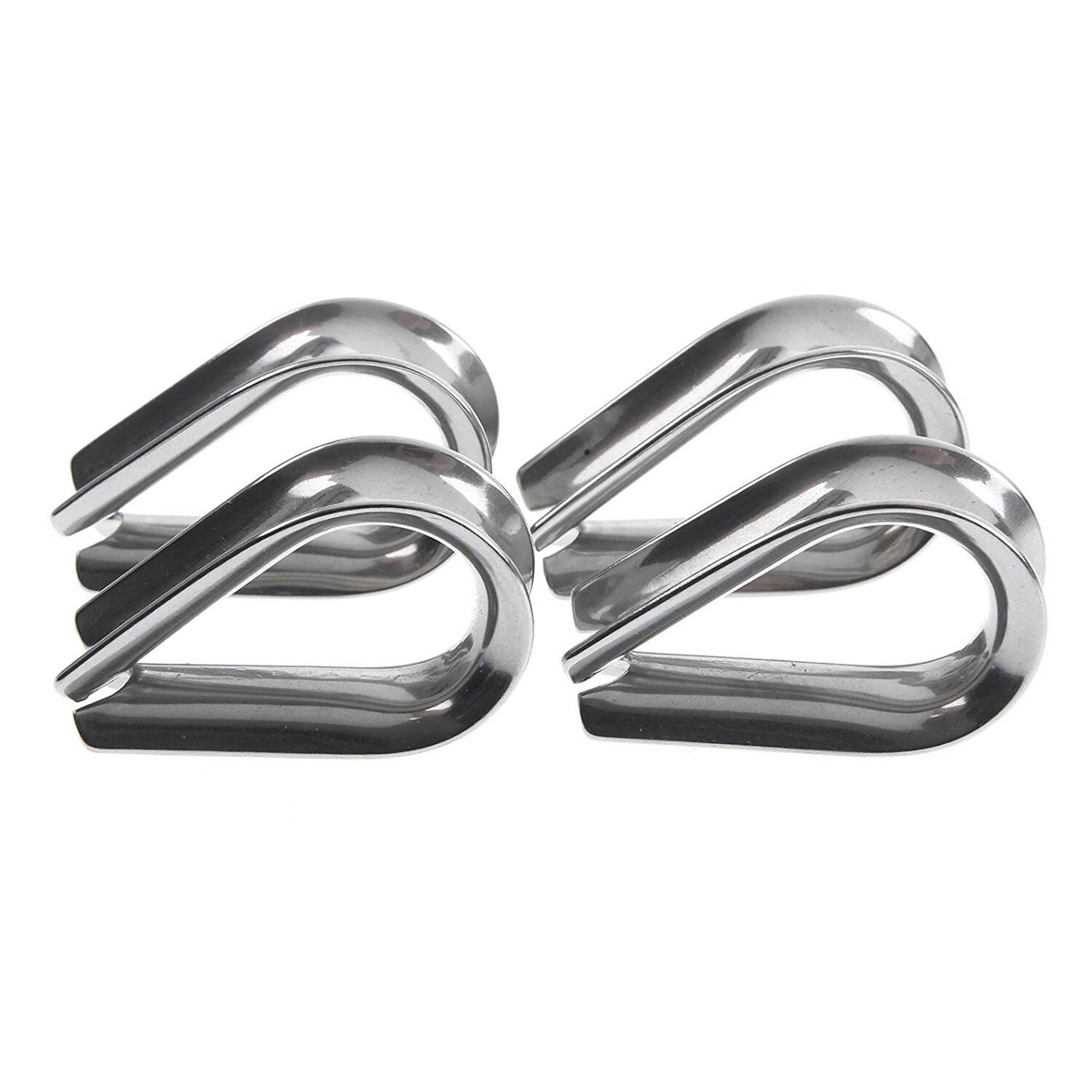 10 PCS 3mm Wire Rope Thimbles for 3mm wire Stainless Steel