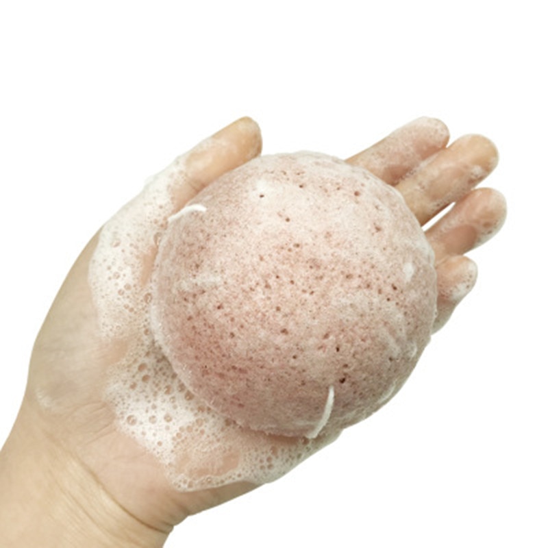 1Pcs Natuurlijke Konjac Cosmetische Puff Bamboe Houtskool Cleanser Spons Make Facial Cleaning Tool Smooth Beauty Essentiële Konnyaku