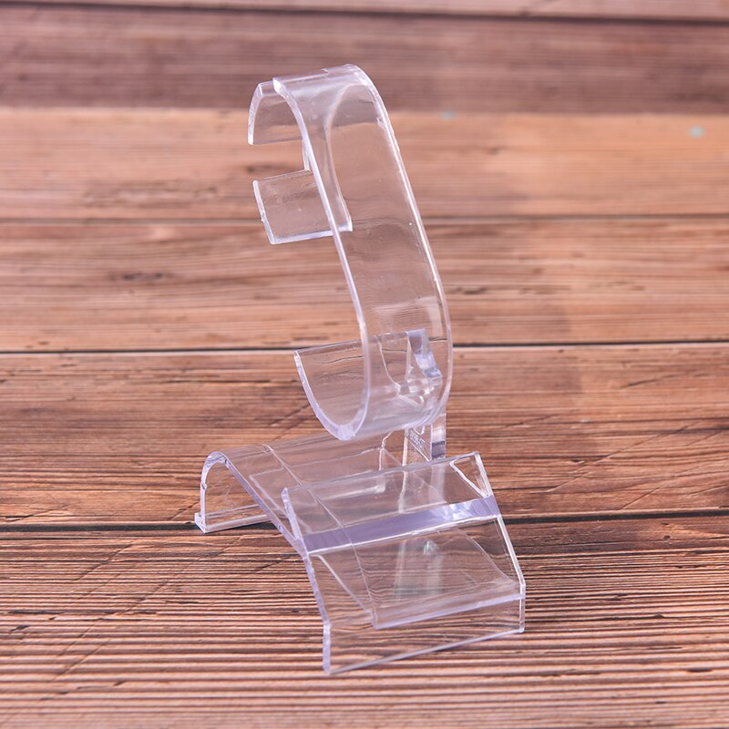 transparent Armbanduhr Licht gewicht Stehen Praktische Klar Acryl Armbinde Uhr Anzeige Halfter Stehen Gestell Schaufenster Werkzeug
