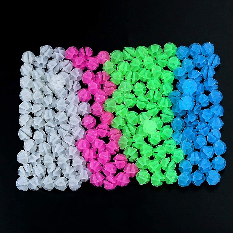 Bike Wheel Spokes Plastic Luminous Bead Clip Multicolor Kids Bicycle Spokes Beads for Bike Decorations X85