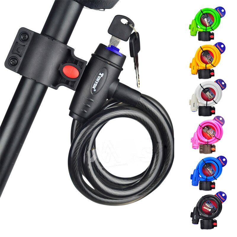 Universele Mountainbike Slot Fietsslot Met Draad Ring Lock Dode Vlieg Riding Fietsen Accessoires Fiets Lock