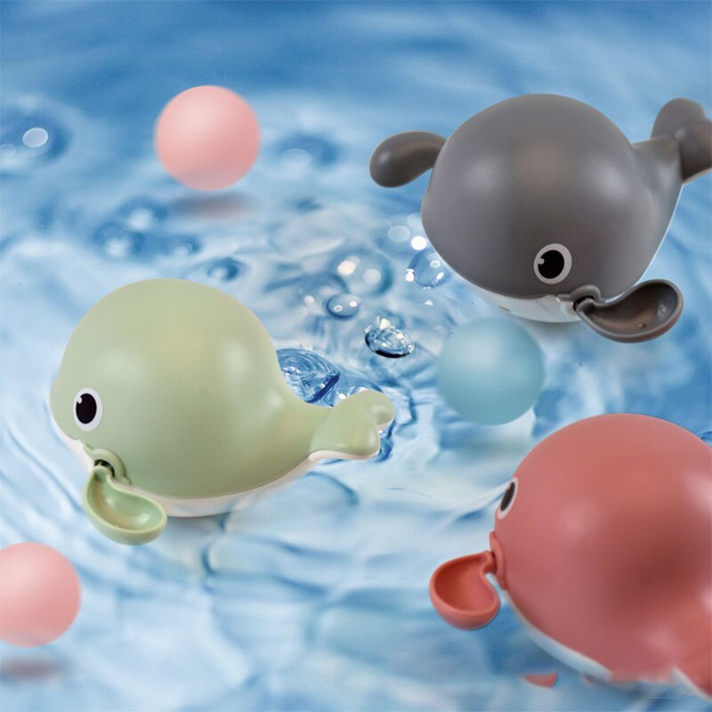 Wind Up Badkamer Spelen Speelgoed Spelen Met Water Pinguïn Kinderen Bad