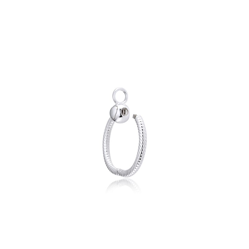 Echte 925 sterling zilveren momenten kleine o hanger dames sieraden fabriek