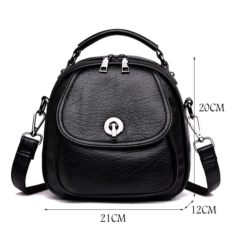 2019 multifunções Mochilas Para Meninas Mochila Feminina Estilo Preppy Mochilas de Couro Das Mulheres de Alta Qualidade Pequeno Bagpack Vindima