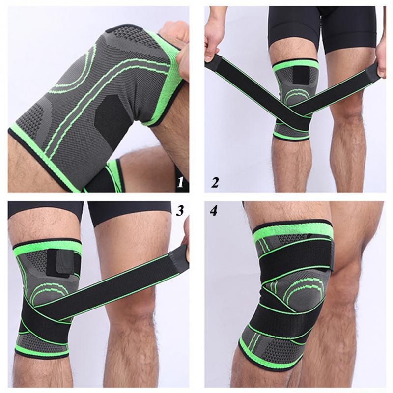 1 Uds rodilleras de apoyo rodillera deportiva venda transpirable protección de rodilla rodillera Protector TXTB1