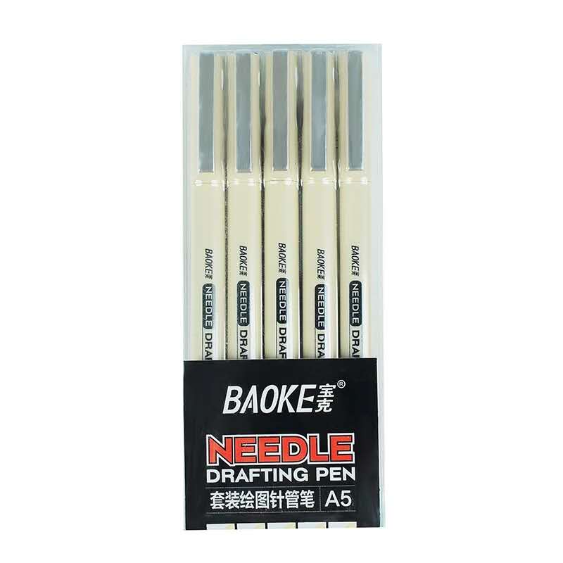 5pcs/set Micron Needle Drafing Pen Sketching drawing Pen Art Markers for Sketch sketch Lettering School Album Writing
