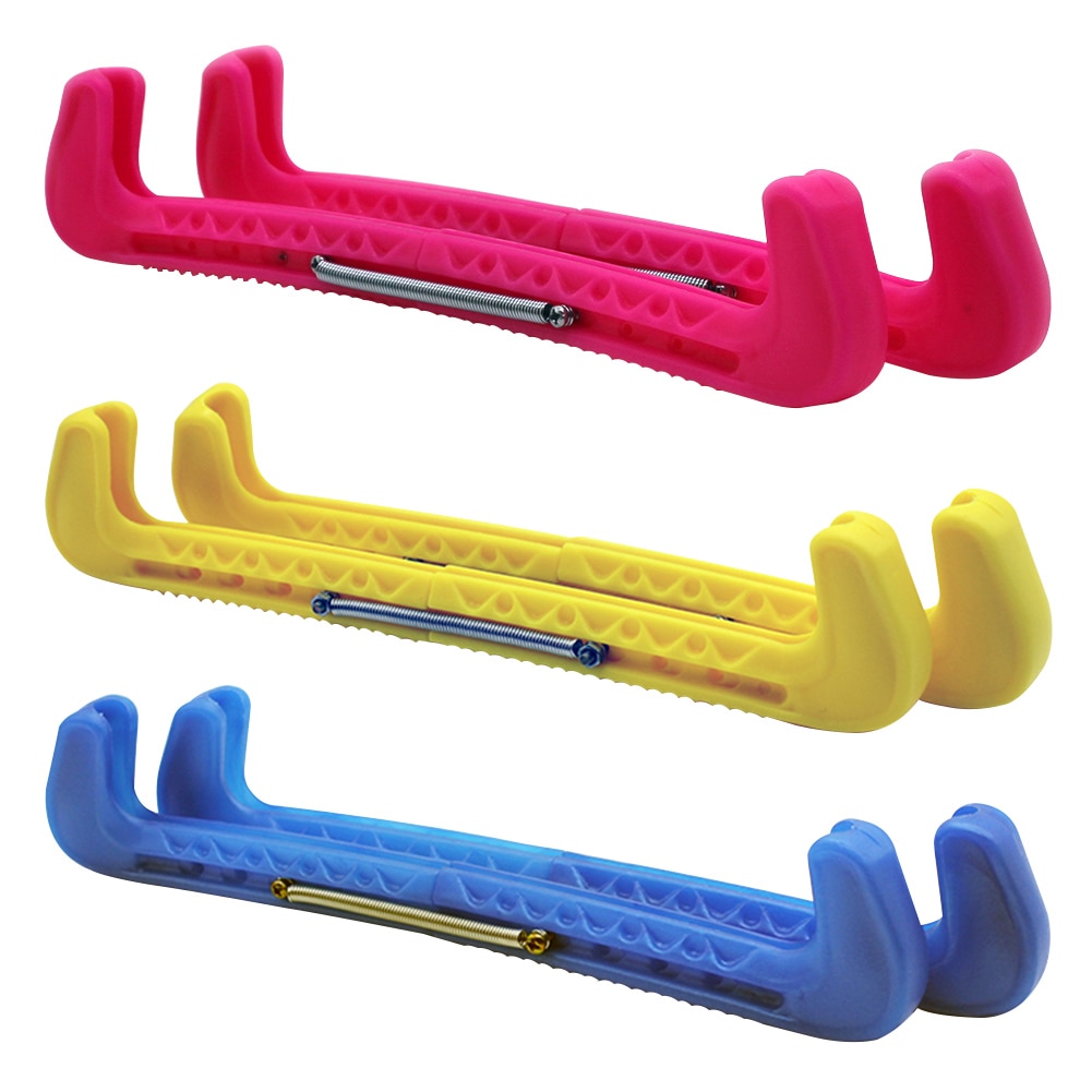 1 para łyżwiarstwo łyżwa pokrowiec na buty hokej na lodzie ostrze straż części robić narzędzi łatwy w użyciu akcesoria zewnętrzne sport regulowana sprężyna przenośna