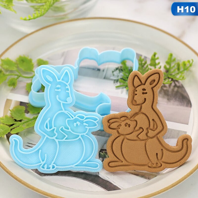 1 stuk diy bakvorm ster hart leeuw vorm 3d koekjesvormpjes cakevormen dieren cartoon suikercraft decoratie keukengereedschap: H10