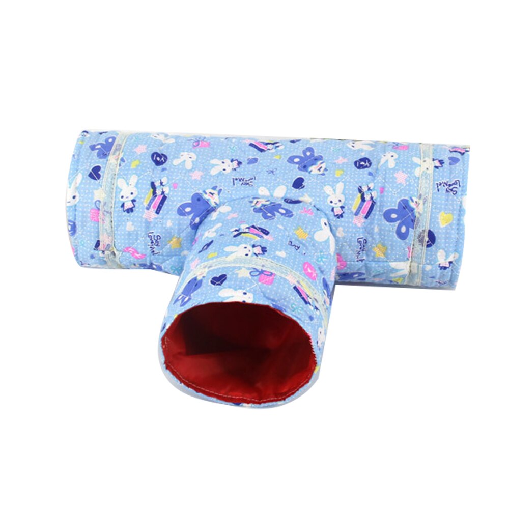 Kleine Dieren Cavia Buizen Speelgoed T-Vormige Huisdier Hamster Tunnels Speelgoed Huis Spelen Hut Huisdier Buizen Bed Nest voor Konijnen Fretten: A