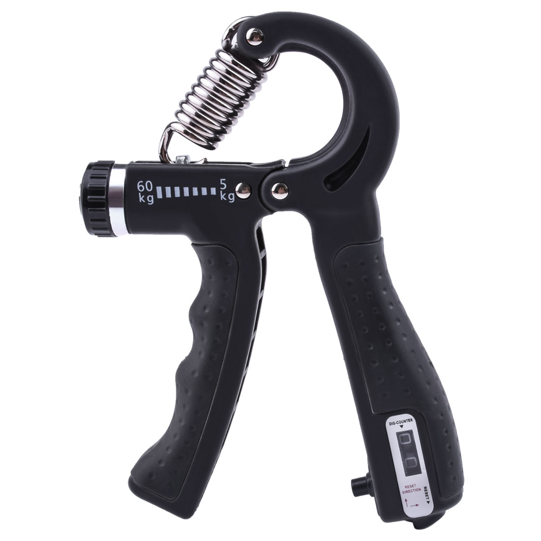 Ejercitador pesado de agarre de mano para Fitness, accesorio de entrenamiento de recuperación, agarre para los dedos, rehabilitación muscular, 5-60kg: Blanco