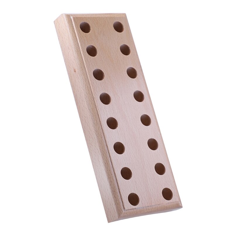 Pine Wooden Leather craft Rack Stand DIY Carving Punching Tools Holder Organizer Storing Leather Tool Storage Box