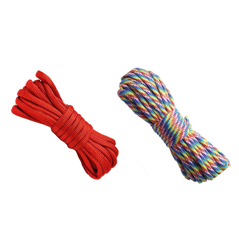 550 Pounds Army Nylon Climbing Rope Parachute Rope For Survival Rope Camp Climbing Rope Hiking Clothesline