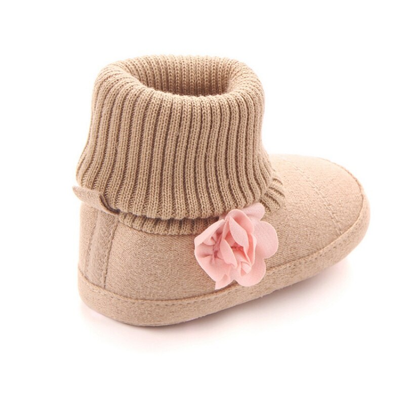 Winter Warme Baby Schuhe Herbst Krippe Kinderwagen Beby Erste Wanderer freundlicher Neugeborenen Kleinkind Blume Stiefel Mädchen Schneefeld Bootiesshoes