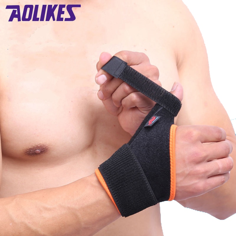 AOLIKES – protection contre les entorses du pouce, enveloppe de Support de poignet, gaine tendineuse, Fracture fixe, souris, Correction des doigts, sécurité sportive, 1 pièces