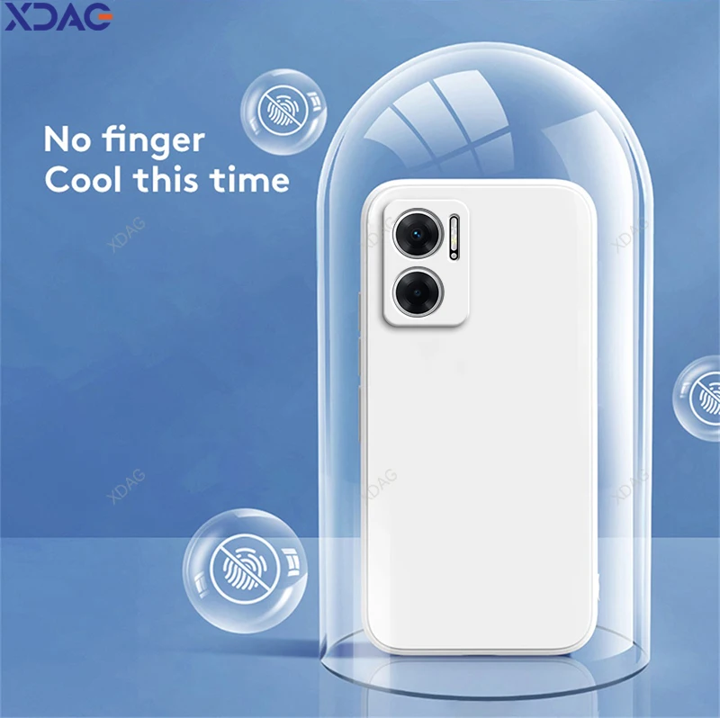 Capa de telefone de silicone líquido original para xiaomi redmi10 redmi 10 2022 10a 10x 5g cor pura sólida funda acessórios carcasa