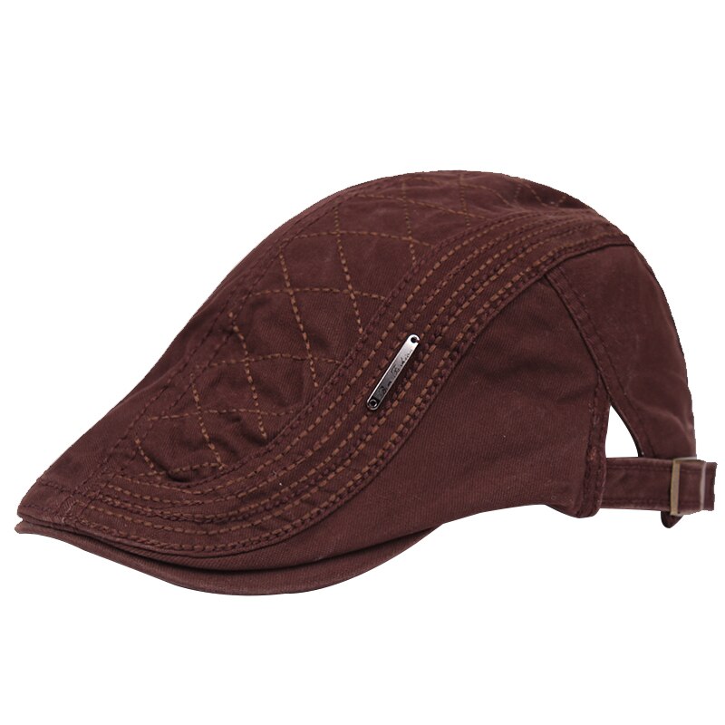 Boina plana a la para hombre, gorro plano de que combina con todo, de newsboy, retro, informal, pintor, novedad de: 6