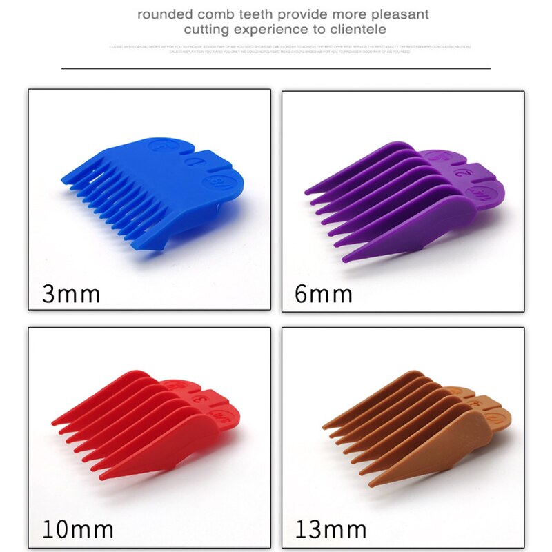 Hair Clipper Guards Guides 8 Color Coded Cutting Guides,for All Wahl Clippers(with Box)