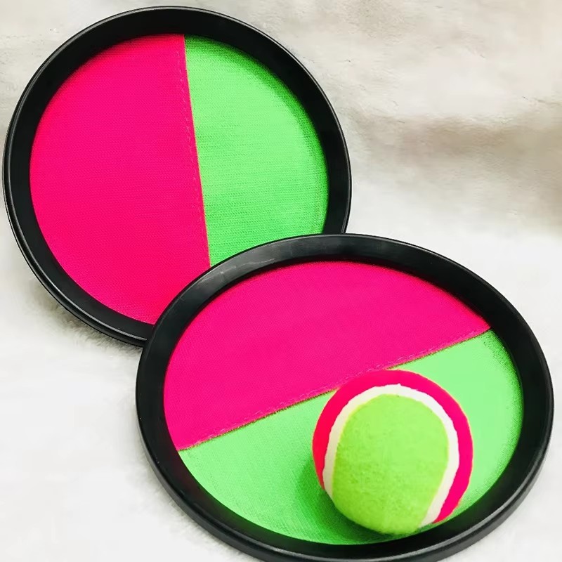 Sticky Ball Toy 2rackets 1ball Children Outdoor Exercise Props Sports Parent-Child Interactive Toys Throw and Catch Balls TMZ
