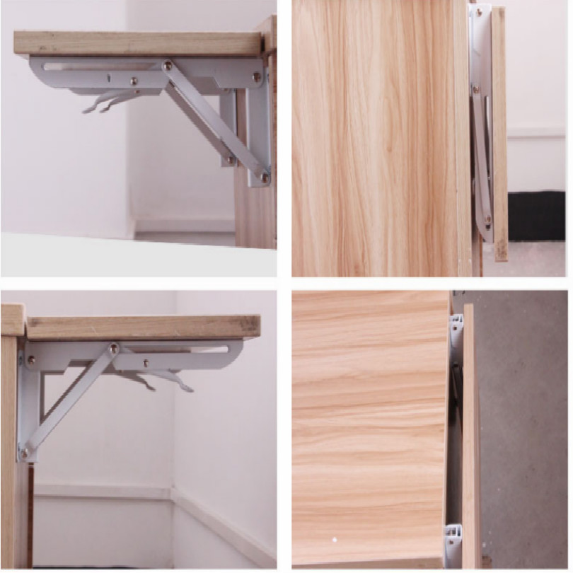 DIY Folding bracket kitchen rack wall shelf for microwave oven rack kitchen microwave stand microwave oven stand